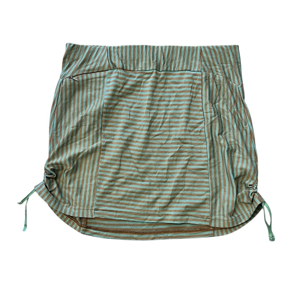 Ibex Merino Wooo Lineup Striped Skirt - Small